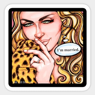 I'm Married... Sticker